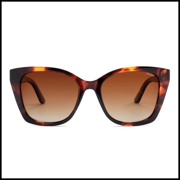 Vintage Oversized Cateye Sunglasses UV400 Protection Polarized main image 7